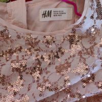 Бледо розова рокля H&M, снимка 3 - Детски рокли и поли - 45682672