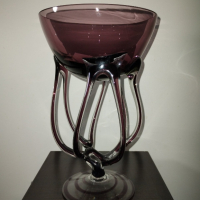 Изключително красива ваза - купа Josephine. Стъкло. , снимка 1 - Други ценни предмети - 44979595