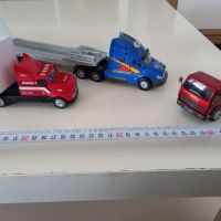 Камион, камиончета големи, метални, ТИР и платформа, ремаркета пластмасови, 35-36 см., снимка 9 - Колекции - 45146150
