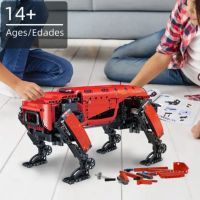 Електрическо куче робот за сглобяване - 936 части с дистанционно управление, снимка 2 - Образователни игри - 45186561