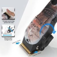 Нов VGR Професионален Електрически Тример за Коса и Брада Машинка за мъж, снимка 4 - Машинки за подстригване - 45194158
