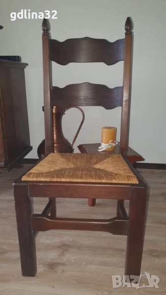 Шест дъбови стола, снимка 1