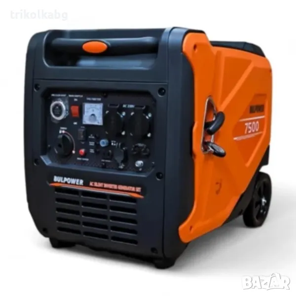 Генератор за ток Bulpower 5.8 kW модел 7500iE монофазен инверторен

, снимка 1