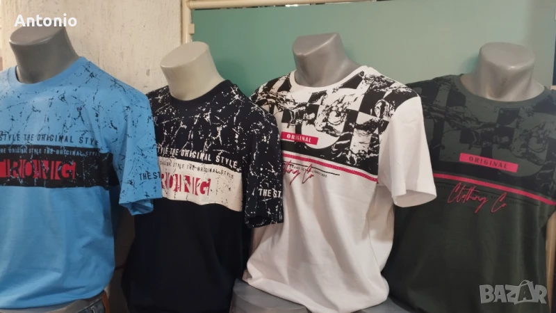 Мъжки тениски 100% памук, снимка 1