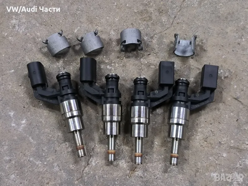 Комплект бензинови дюзи инжектори за Голф 5 1.6 фси Volkswagen Golf 5 1.6 FSI 03C906036A, снимка 1