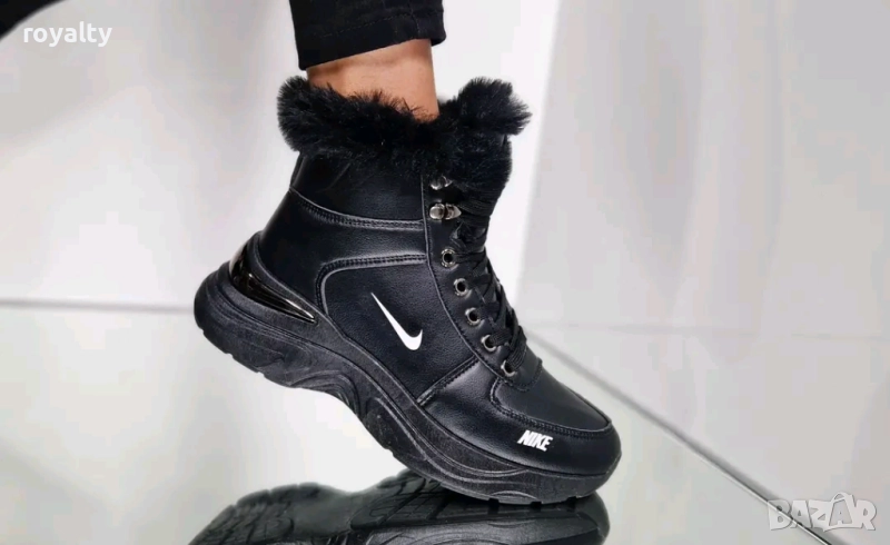 Nike Дамски Спортни Черни Боти С Вата Номерации 36-41, снимка 1