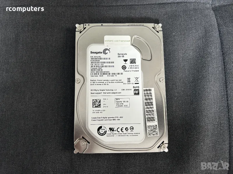 Хард диск Seagate 250GB SATA за компютър, снимка 1