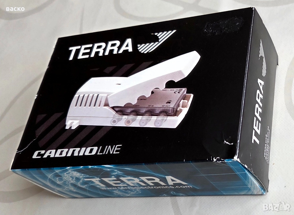 Усилвател TERRA AS036 за кабелни или ефирни ТВ канали, снимка 1