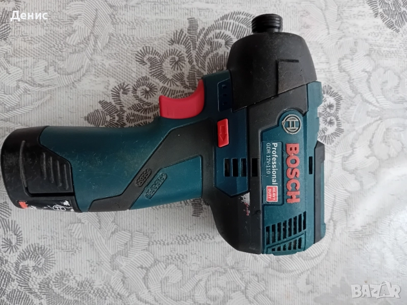 BOSCH GDR 12V-110 SOLO - ПРОФЕСИОНАЛЕН АКУМУЛАТОРЕН УДАРЕН ВИНТОВЕРТ, снимка 1