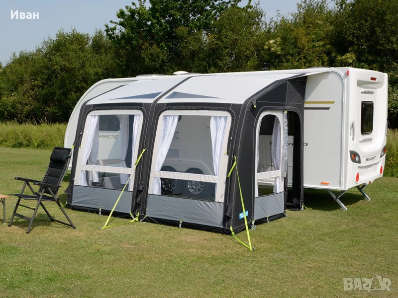 Универсален надуваем форселт за каравана KAMPA RALLY AIR PRO 330. Височина на монтаж между 230-255см, снимка 1