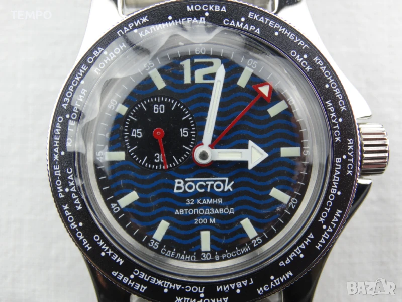 ВОСТОК АМФИБИЯ АВТОМАТИЧЕН-GMT ref: 13003В, снимка 1