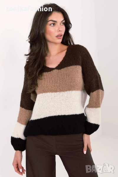 Обемен мек пуловер , снимка 1