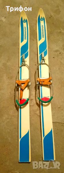 Vintage детски ски Germania и дъска за сноуборд, снимка 1