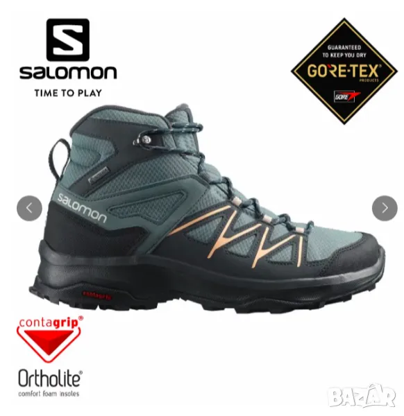 Salomon DAINTREE MID GTX номер 39 1/3 туристически обувки , снимка 1