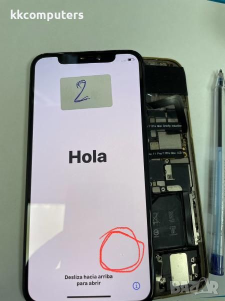 LCD Дисплей за iPhone 11 Pro 5.8 + Тъч скрийн / Черен / ДЕФЕКТ 2 Баркод : 483604, снимка 1