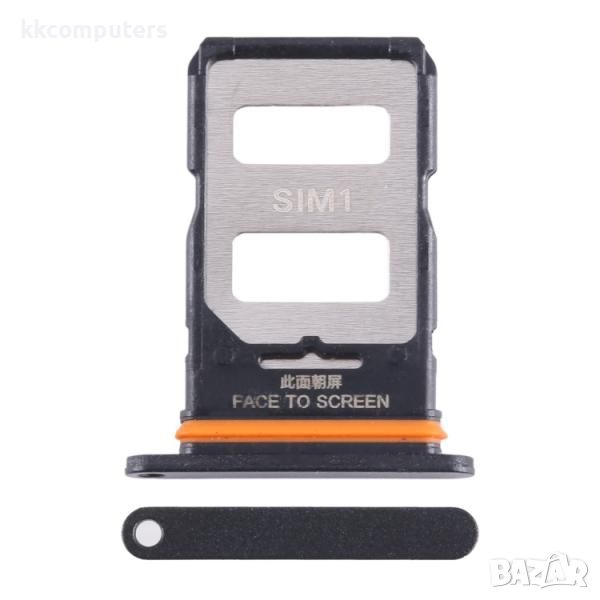 SIM / MicroSD държач /Черен/ за Xiaomi Note 12 Pro 5G Баркод : 350828, снимка 1