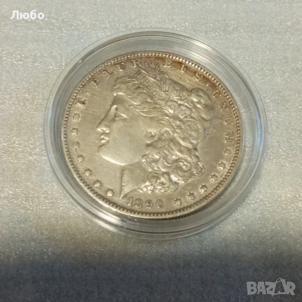 1долар Морган 1890г, снимка 1