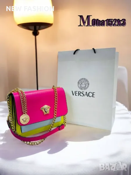 Дамски Кожени Чанти : VERSACE , снимка 1