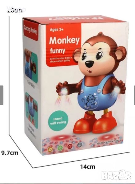 Детска играчка танцуваща маймунка, снимка 1