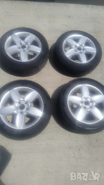 • Продавам ОРИГИНАЛНИ джанти 16ки 5х112 57.1 в ДОБРО състояние с гумите ПОДАРЪК свалени от Seat, снимка 1