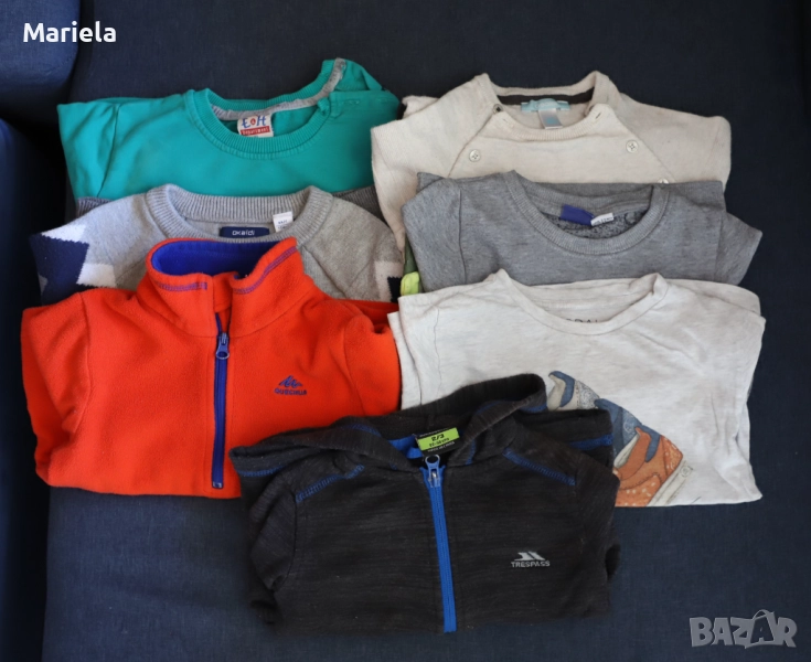 Лот детски блузи с дълъг ръкав , снимка 1