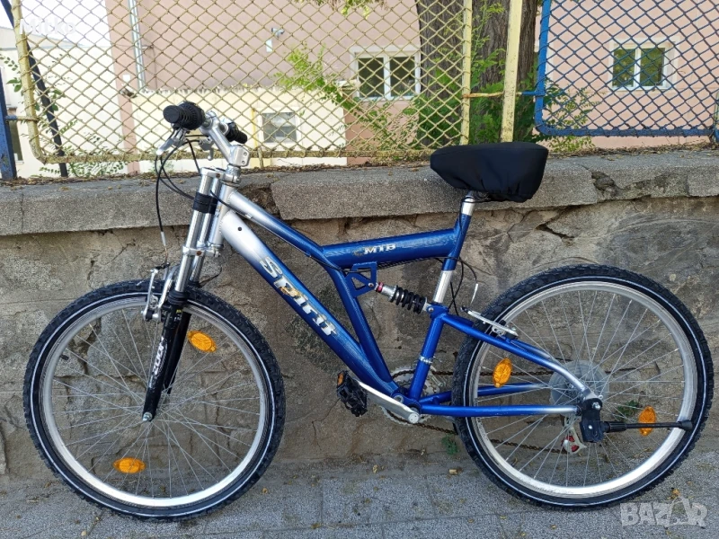 26 цола алуминиев велосипед с 21 скорости усилени капли амортисьори предни и задни , снимка 1