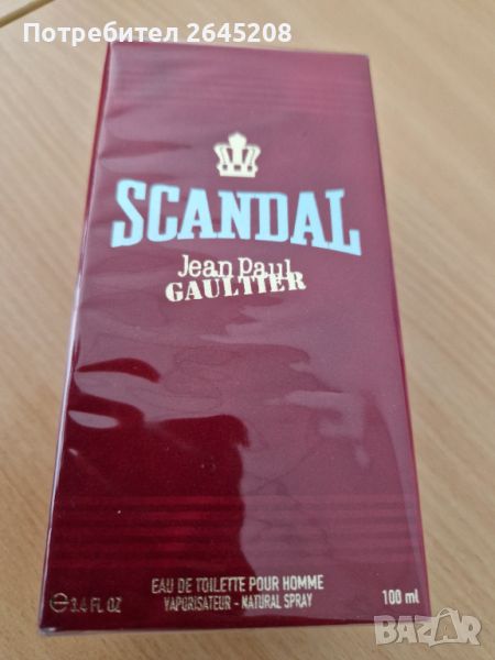 Мъжки парфюм Scandal, 100 ml, Jean Paul Gaultier, снимка 1