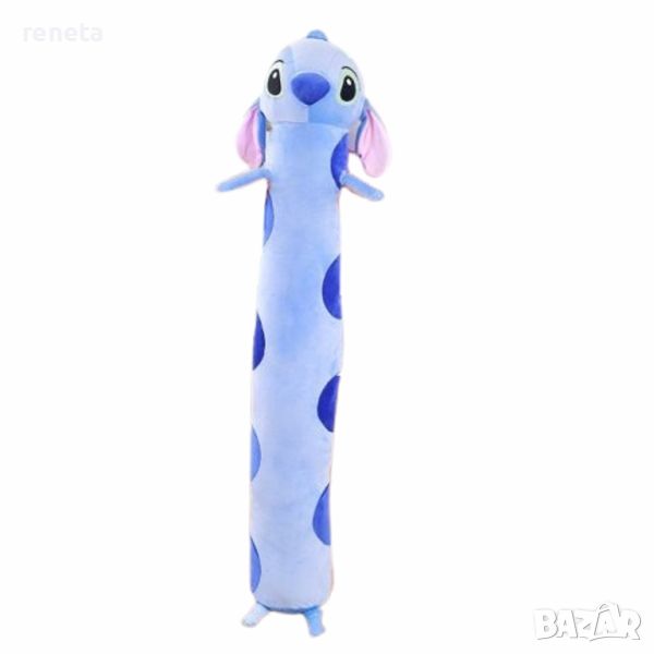 Играчкa Stitch, Тип възглавница, Плюшен, 150 см, Син, снимка 1