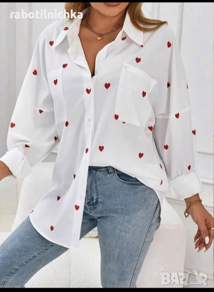 Готина риза на сърца, снимка 1