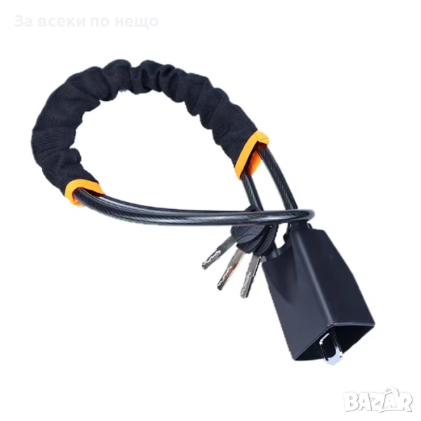 Заключващо устройство за волан PA1205 – Двойна фиксация към предпазен колан, защита против кражба, снимка 1