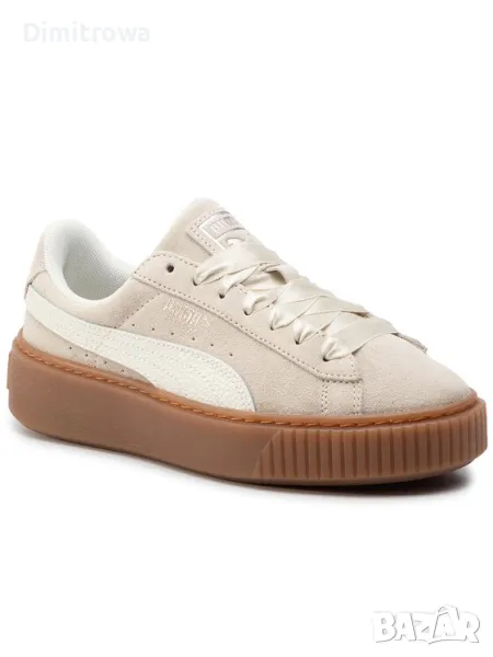 н.39 Puma Сникърси Suede Platform Bubble Wn's 366439 02 Бежов, снимка 1