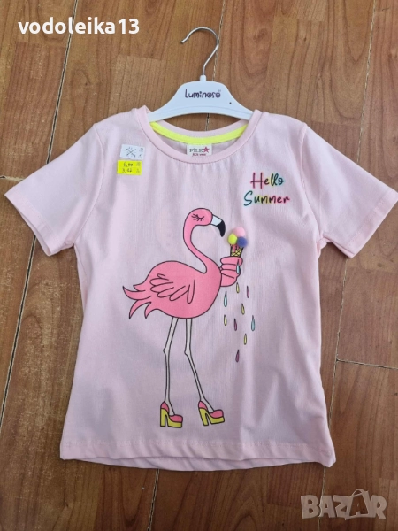 нова тениска с фламинго, снимка 1