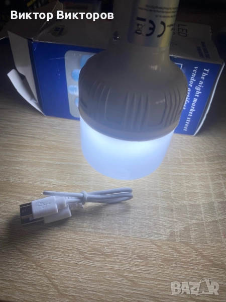 Фенер за къмпинг с usb зареждане , снимка 1