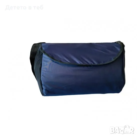 Чанта за бебешка количка с промазка тъмно синя, снимка 1