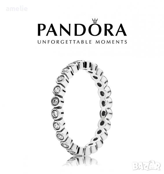 Промо!Пръстен по модел тип Pandora Circles Ring Shade. Колекция Amélie, снимка 1