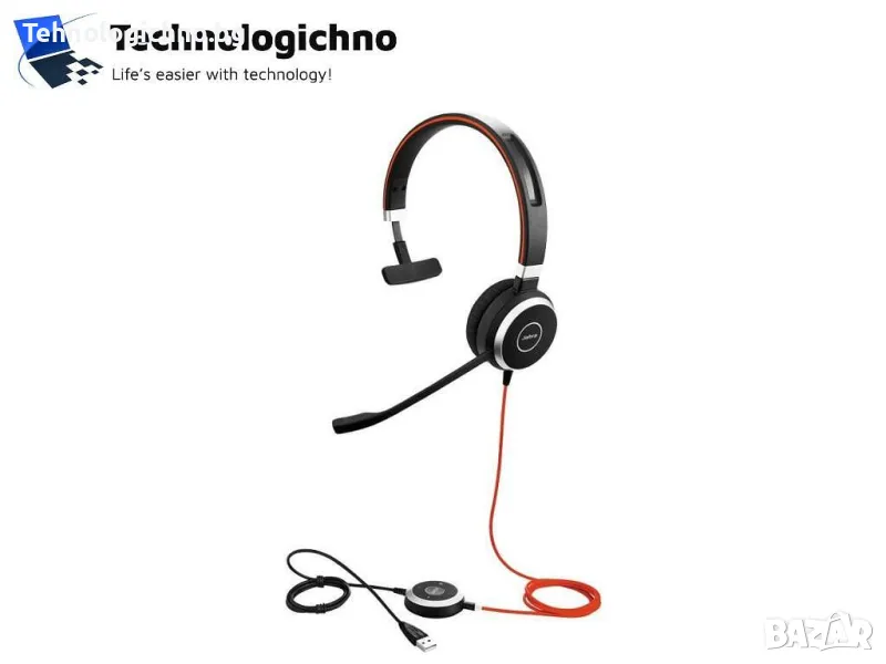 Слушалки Jabra Evolve 40 MS Mono USB-C, снимка 1