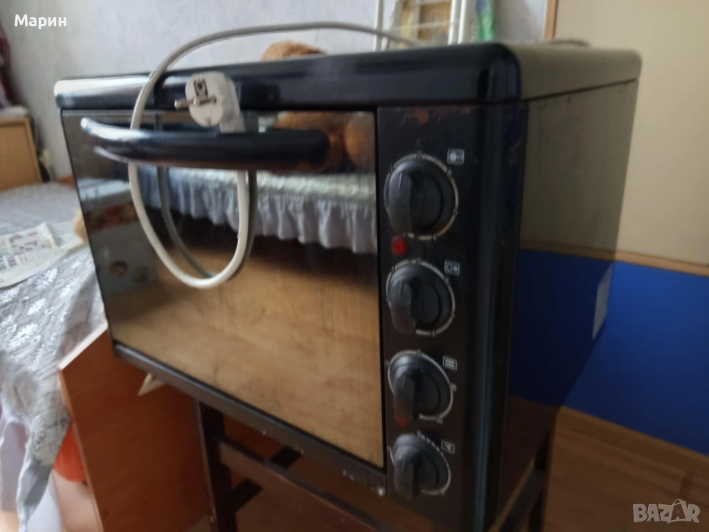 Продавам изгодно готварска печка "Елдом"с керамични котлони, снимка 1