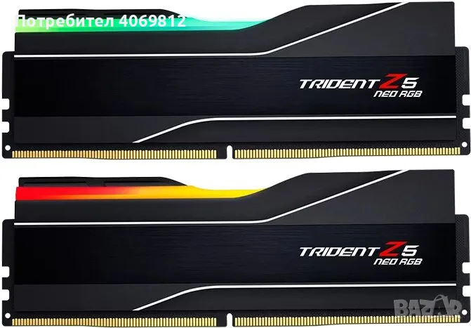 RAM памет G.SKILL Trident Z5 Neo Black 64GB(2 x 32GB) DDR5, 6000MHz, снимка 1