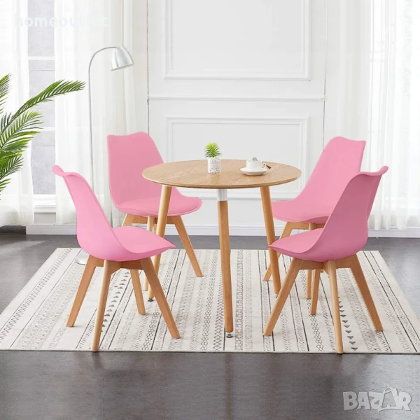 РАЗПРОДАЖБА Трапезни столове, к-т от 4бр R011-SIM LUXURY LQ-YJX-4FEN, снимка 1