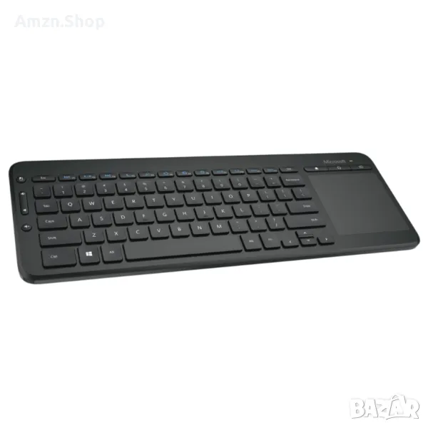 Клавиатура Microsoft All-in-One Media Keyboard , вграден тъч-пад , безжична , снимка 1