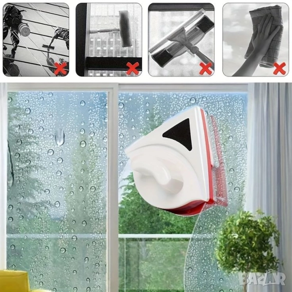 Уред за двустранно почистване на прозорци, снимка 1