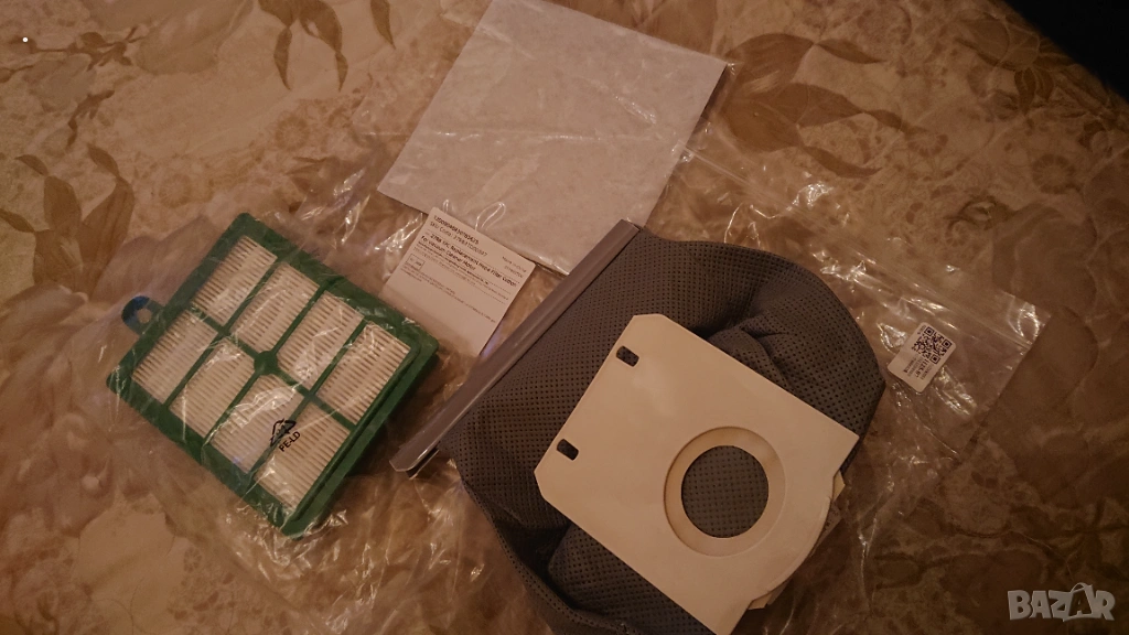 Постоянна торбичка s bag, hepa филтър за прахосмукачка Philips Aeg Electrolux, снимка 1