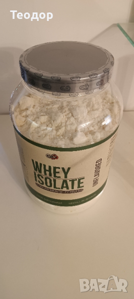 Суроватъчен протеин изолат, неовкусен - WHEY PROTEIN 1,8 kg, снимка 1