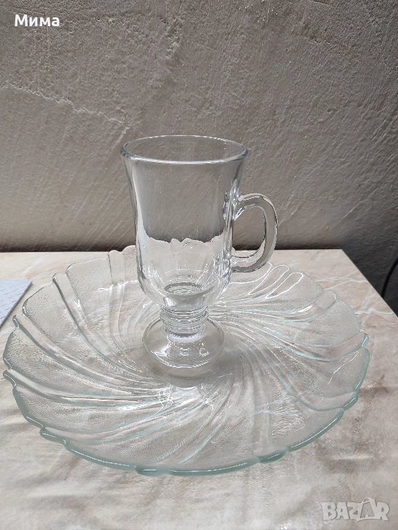 Комплект чаша и чиния, снимка 1