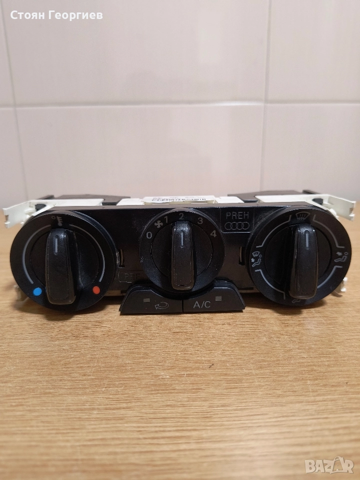 AUDI A1 3DR 2010-2018 ТАБЛО ЗА УПРАВЛЕНИЕ НА ОТОПЛЕНИЕТО (КЛИМАТИК) 8XA820045A, снимка 1
