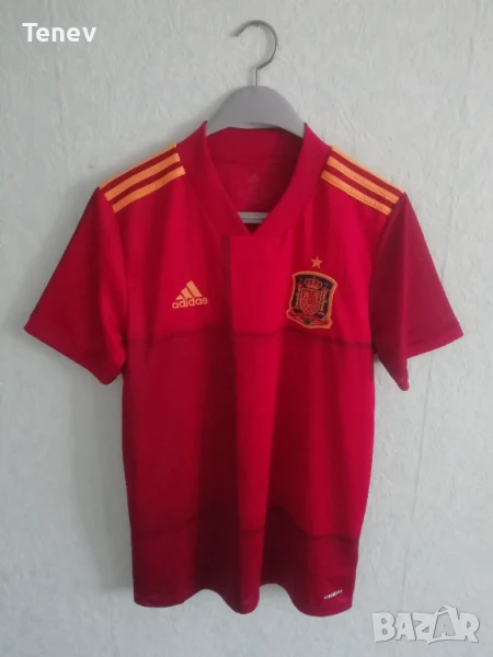 Испания Нова Оригинална Юбилейна 100 години тениска фланелка футболна размер М Spain Adidas , снимка 1