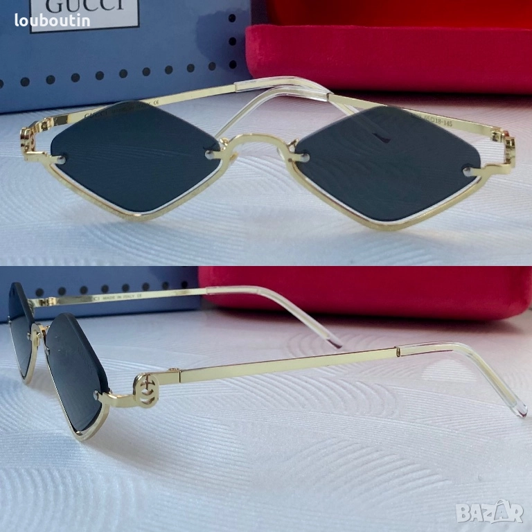 GUCCI 1:1 дамски слънчеви ромб очила 4 цвята , снимка 1