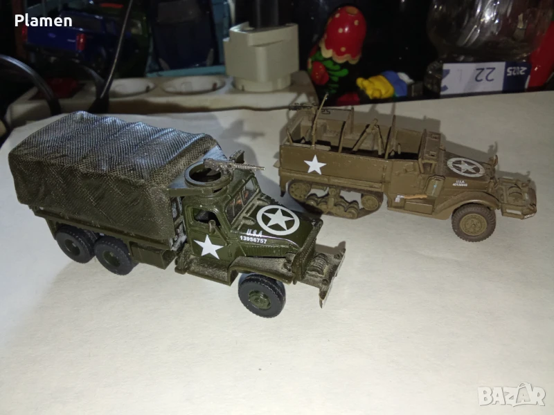 Камион Студебейкър и бронирана машина американски от Втората световна война, снимка 1