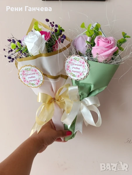 Букети от сапунени рози , снимка 1