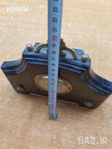 Каминен часовник будилник LFS, снимка 6 - Антикварни и старинни предмети - 53491432